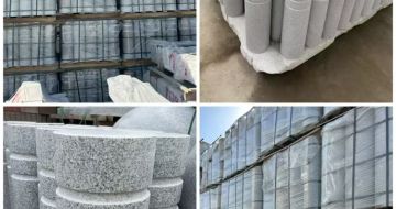 本溪 芝麻白花岗岩挡车柱、隔离柱多少钱