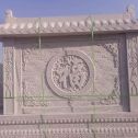 本溪 芝麻白花岗岩屏风，照壁，影壁