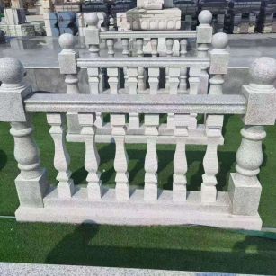 本溪 别墅石材栏杆特写