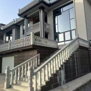 本溪 芝麻白别墅阳台栏杆，楼梯栏杆