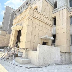 本溪 黄金麻干挂，工地实拍