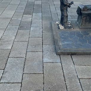 本溪仿古石铺装效果