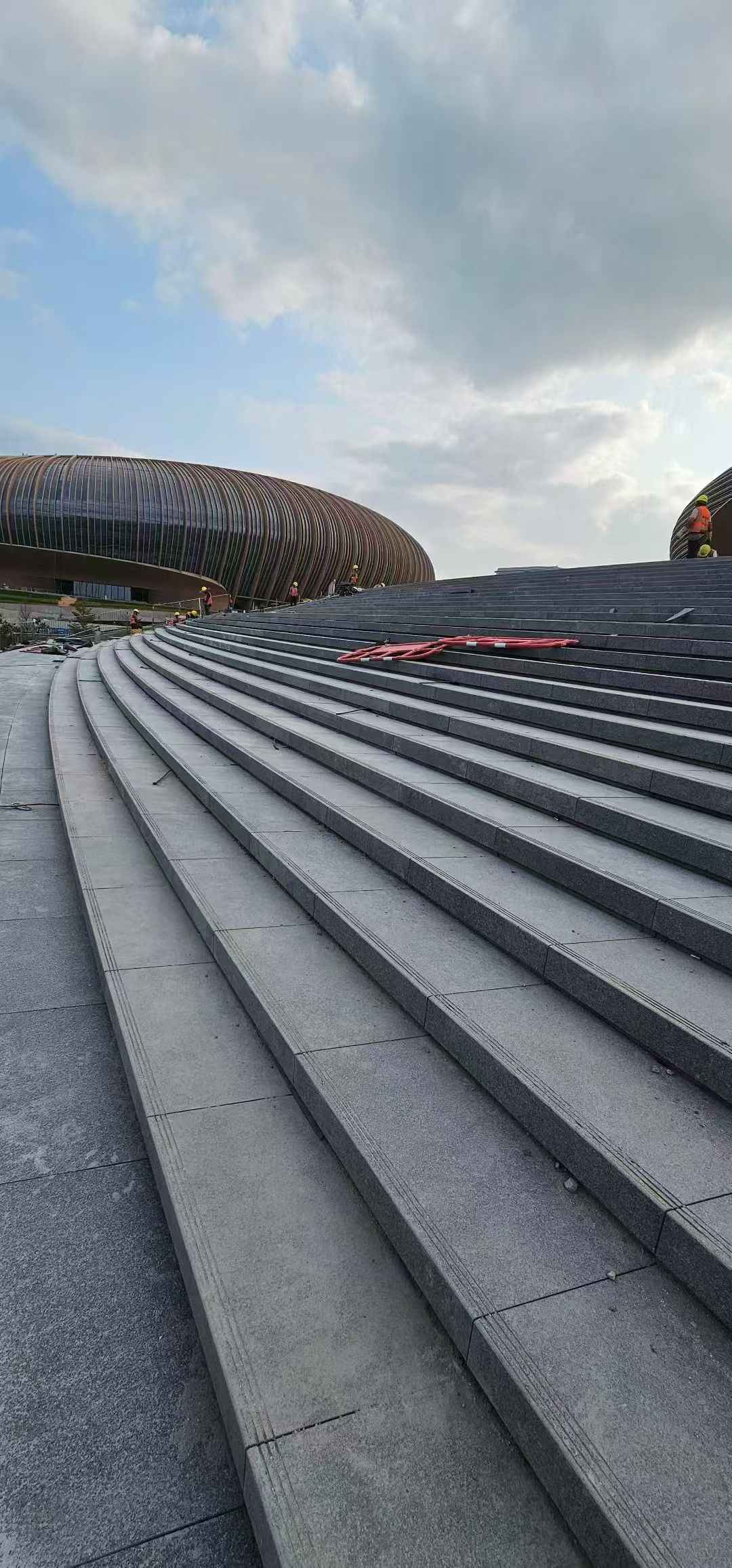 本溪 弧形整石台阶铺装效果图
