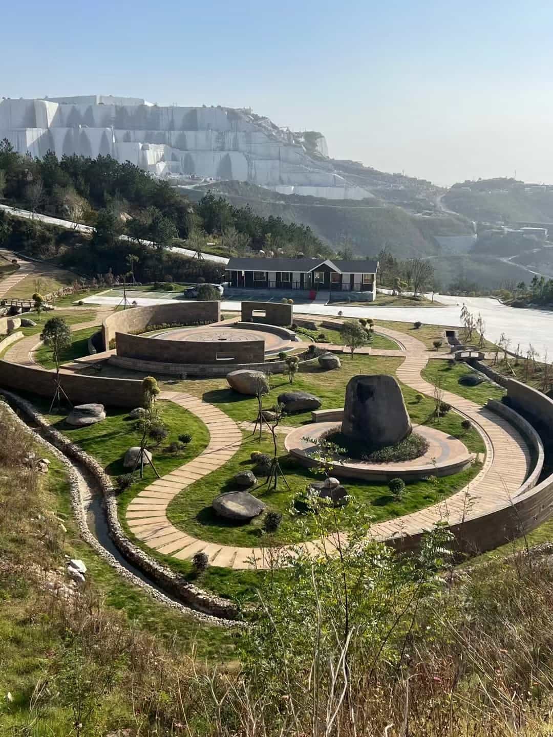 本溪仿古石铺装整体效果