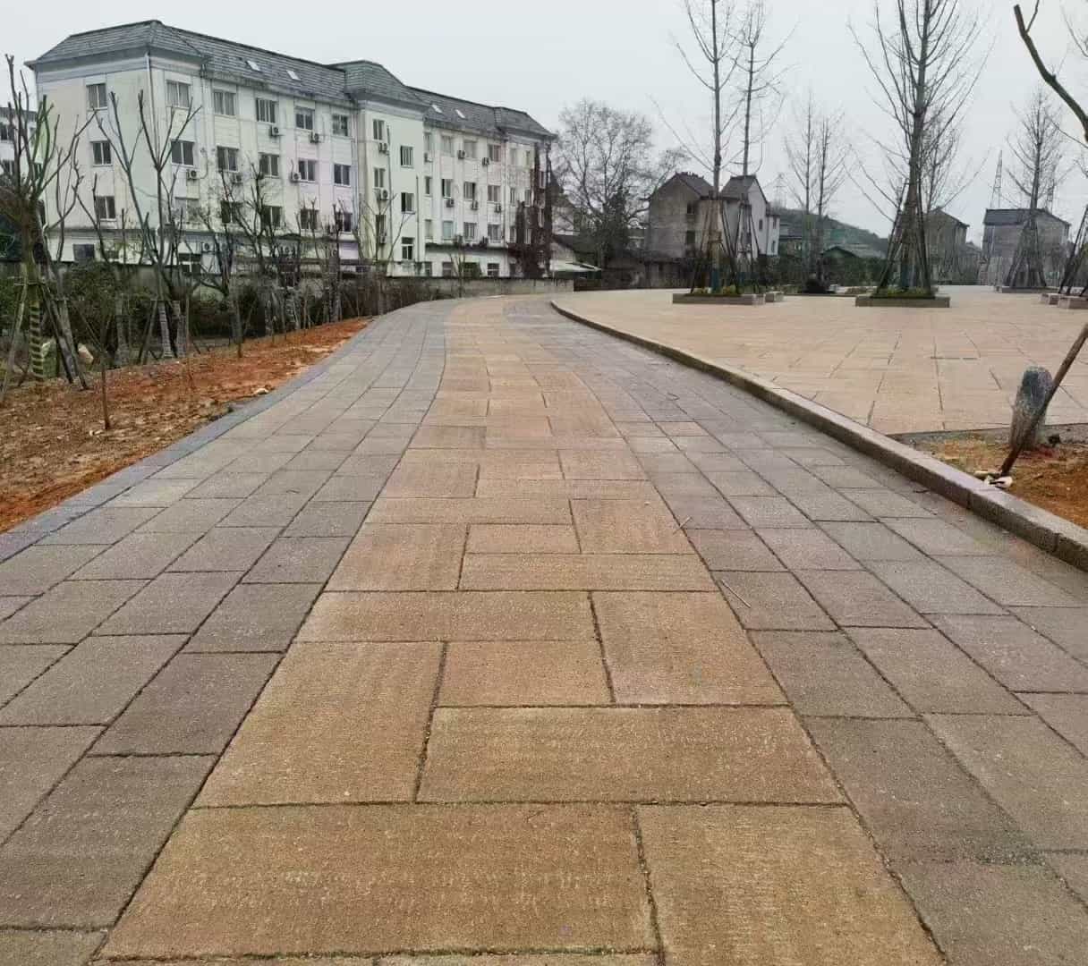 本溪仿古石铺装效果