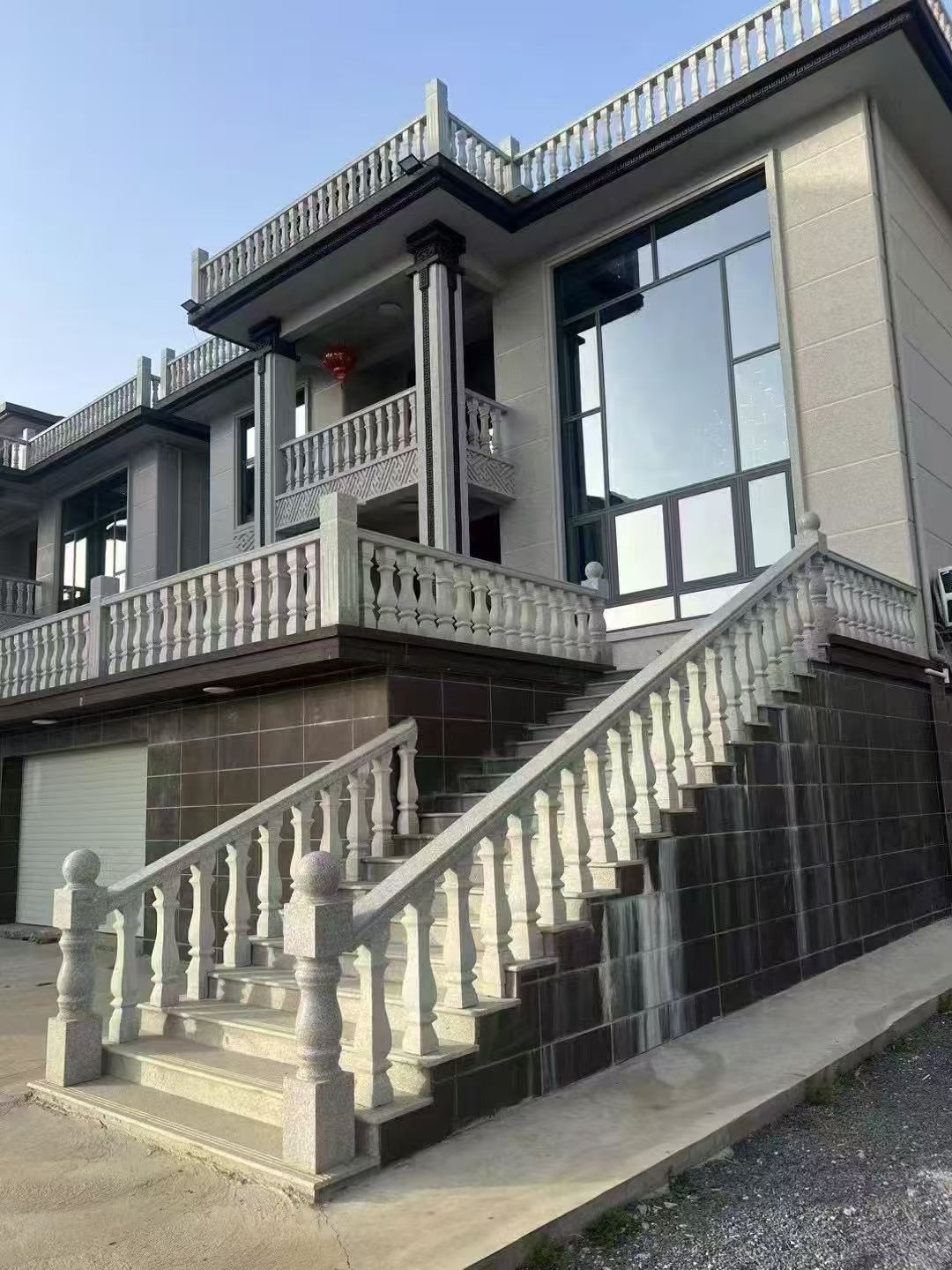 本溪 芝麻白别墅阳台栏杆，楼梯栏杆