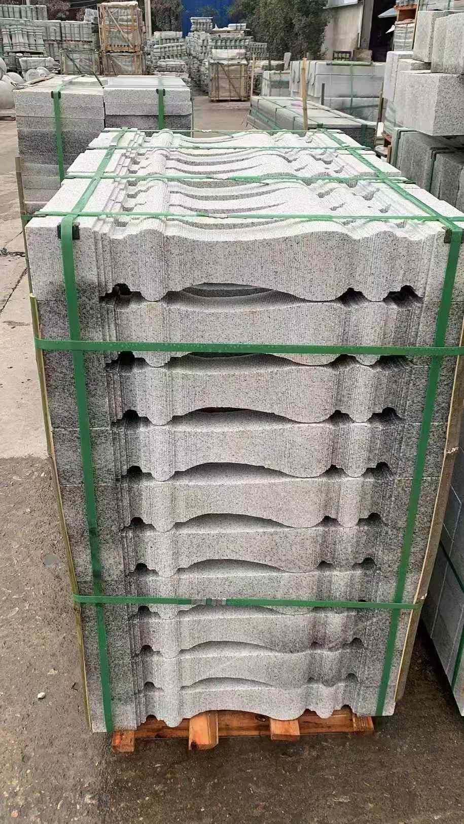 本溪 芝麻白方形拉丝面，栏杆花瓶柱